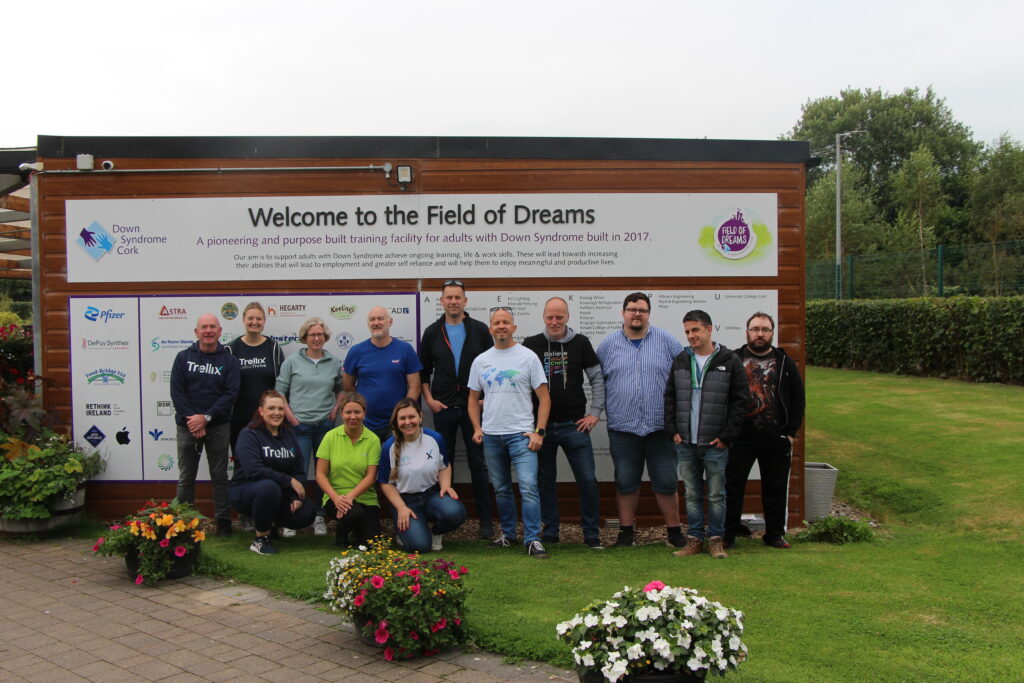 Our Cork, Ireland team spent Trellix Cares day supporting one of our favorite charities, Field Of Dreams.