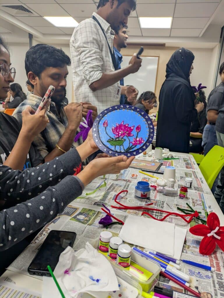 Beautiful artwork created with the team.