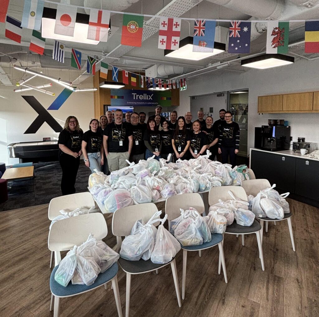 Our Cork, IRE team partnered with Hygiene Hub in preparing Hygiene packs for those in need.